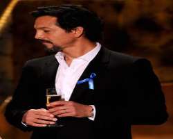 Benjamin Bratt consuming alcohol